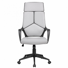 Kancelárska stolička Techline, textilná poťahovina, šedá - 2