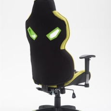 Kancelárska stolička Teres, čierna / zelená - 4