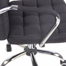 Kancelárska stolička Terni, textil, čierna - 6