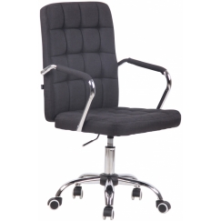 Kancelárska stolička Terni, textil, čierna