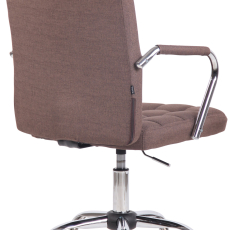 Kancelárska stolička Terni, textil, hnedá - 3