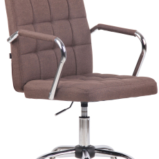 Kancelárska stolička Terni, textil, hnedá - 1