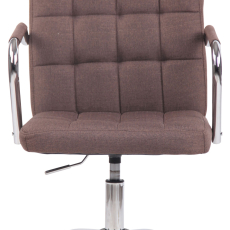 Kancelárska stolička Terni, textil, hnedá - 2