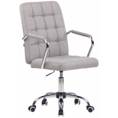 Kancelárska stolička Terni, textil, šedá