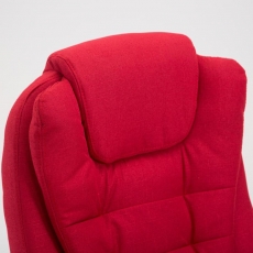 Kancelárska stolička Thor, textil, červená - 4