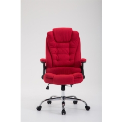 Kancelárska stolička Thor, textil, červená