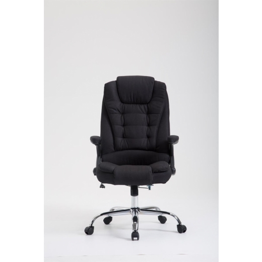 Kancelárska stolička Thor, textil, čierna - 1