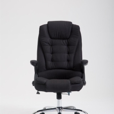 Kancelárska stolička Thor, textil, čierna - 1