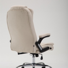 Kancelárska stolička Thor, textil, krémová - 3
