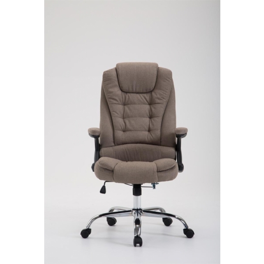 Kancelárska stolička Thor, textil, taupe - 1