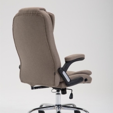 Kancelárska stolička Thor, textil, taupe - 3