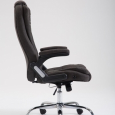 Kancelárska stolička Thor, textil, tmavo šedá - 2