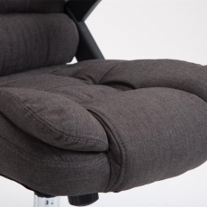 Kancelárska stolička Thor, textil, tmavo šedá - 6