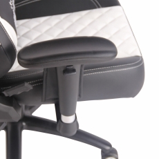 Kancelárska stolička Tommy, čierna / biela - 6