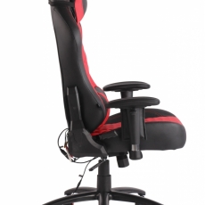 Kancelárska stolička Tommy, čierna / červená - 2