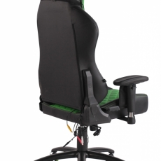 Kancelárska stolička Tommy, čierna / zelená - 3