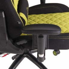 Kancelárska stolička Tony, čierna / zelená - 6