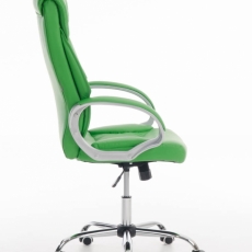 Kancelárska stolička Torro, syntetická koža, zelená - 2