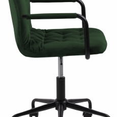 Kancelárska stolička Wendy, tkanina, tmavo zelená - 3