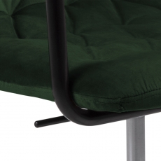 Kancelárska stolička Wendy, tkanina, tmavo zelená - 4