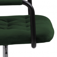 Kancelárska stolička Wendy, tkanina, tmavo zelená - 5
