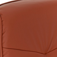 Kancelárska stolička Winston, syntetická koža, koňaková - 5