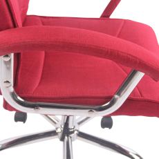 Kancelárska stolička Winston, textil, červená - 5