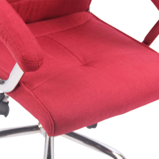 Kancelárska stolička Winston, textil, červená - 6