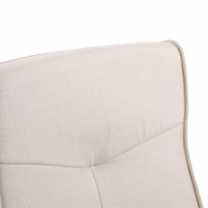 Kancelárska stolička Winston, textil, krémová - 7