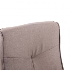 Kancelárska stolička Winston, textil, taupe - 7