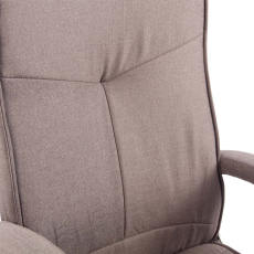Kancelárska stolička Winston, textil, taupe - 6