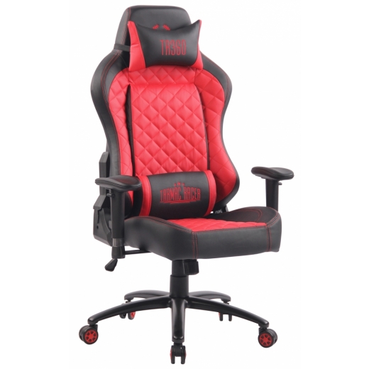Kancelářská židle Adel, červená - 1