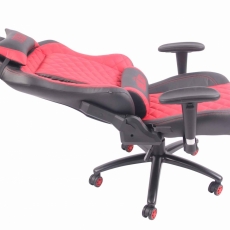 Kancelářská židle Adel, červená - 7