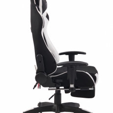 Kancelářská židle Adelin, černá / bílá - 3