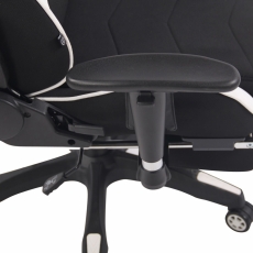 Kancelářská židle Adelin, černá / bílá - 5