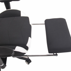 Kancelářská židle Adelin, černá / bílá - 8