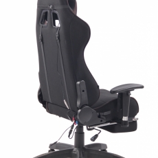 Kancelářská židle Adelin, černá / hnědá - 4
