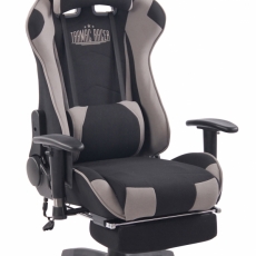 Kancelářská židle Adelin, černá / šedá - 1