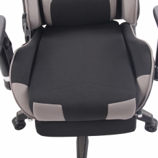 Kancelářská židle Adelin, černá / šedá - 7