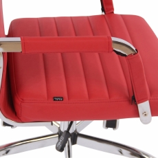 Kancelářská židle Amadora, červená - 7