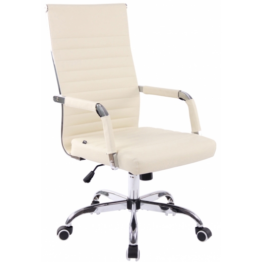 Kancelářská židle Amadora, krémová - 1