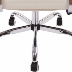 Kancelářská židle Amadora, krémová - 8