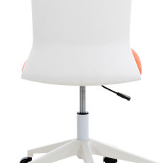 Kancelářská židle Apolda, syntetická kůže, oranžová - 4