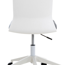 Kancelářská židle Apolda, syntetická kůže, šedá - 3