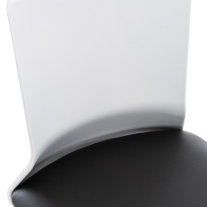 Kancelářská židle Apolda, syntetická kůže, šedá - 4