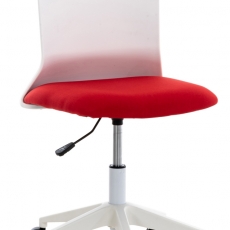 Kancelářská židle Apolda, textil, červená - 1
