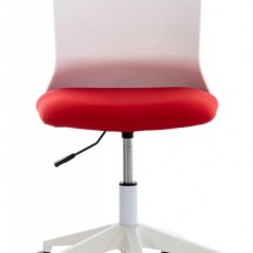 Kancelářská židle Apolda, textil, červená - 2