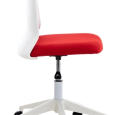 Kancelářská židle Apolda, textil, červená - 3