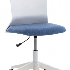 Kancelářská židle Apolda, textil, modrá - 1