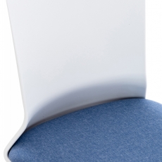 Kancelářská židle Apolda, textil, modrá - 5